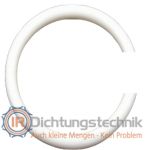 O-Ring Cord 4 mm Silikon 70 +/- 5 Shore A weiss/white Tolerances according to DIN ISO 3302-1 E2